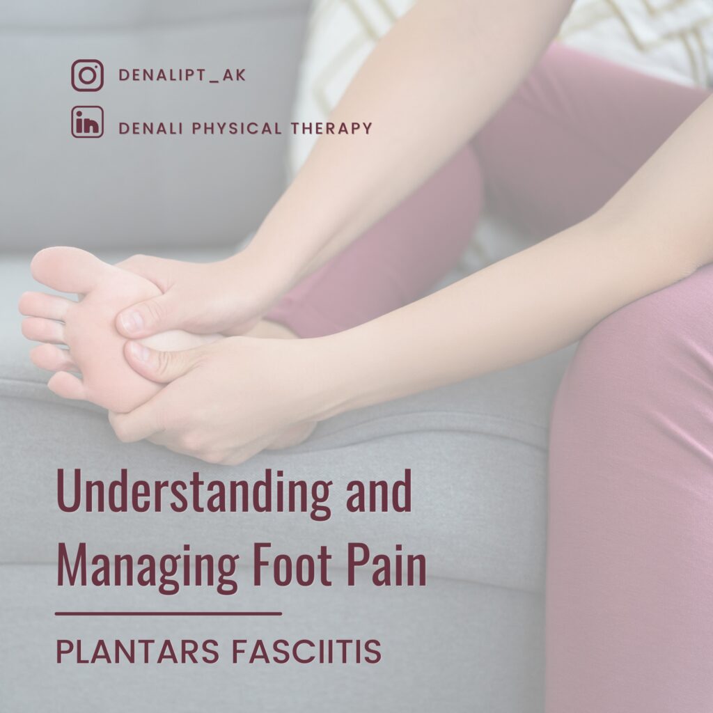 Plantars fasciitis